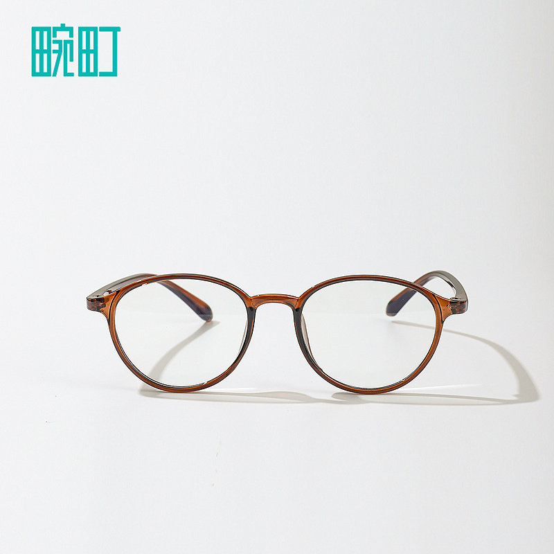 畹町复古圆框眼镜女士可配度数百搭素颜眼镜小细框架简约平光镜男