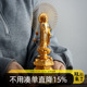 日本进口镀金佛像摆件東阿弥陀如来祝福摆设工艺品23cm
