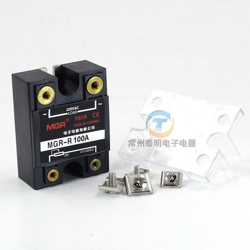 MGRMGR 220V交流电源单相向固体固态调压器电阻模块SSVR 100A安