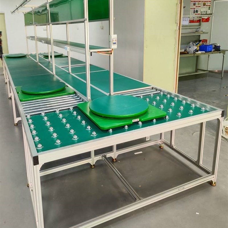 流水线生产线无动力装配线流水线滚筒线车间拉线自动化产线组装线