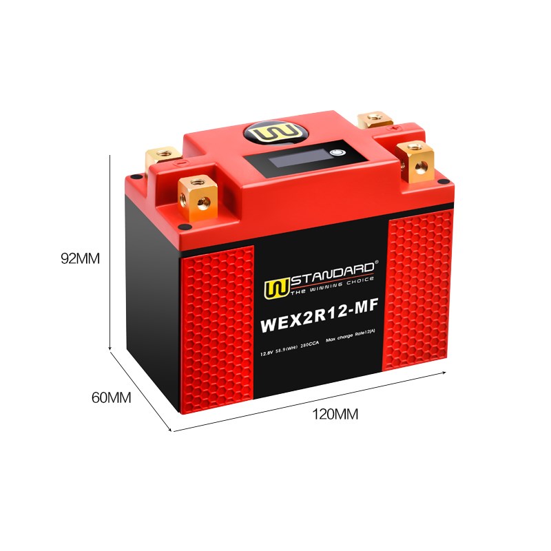 w摩托车电瓶12v川崎Z 400锂电池Z400电瓶12V蓄电池