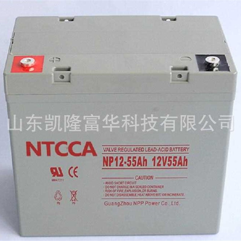 NP55-12阀控密封铅酸电池12V5H光伏机房UPS后备电源恩科蓄电池