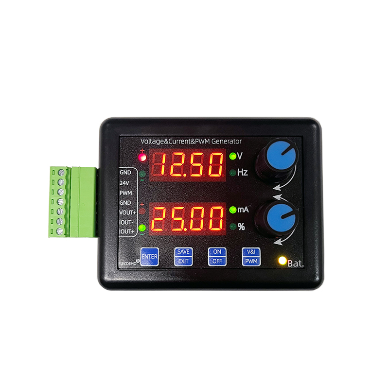 高精度手持正负0-5V-10V电压0-4-20mA电流方波信号源发生器校验仪