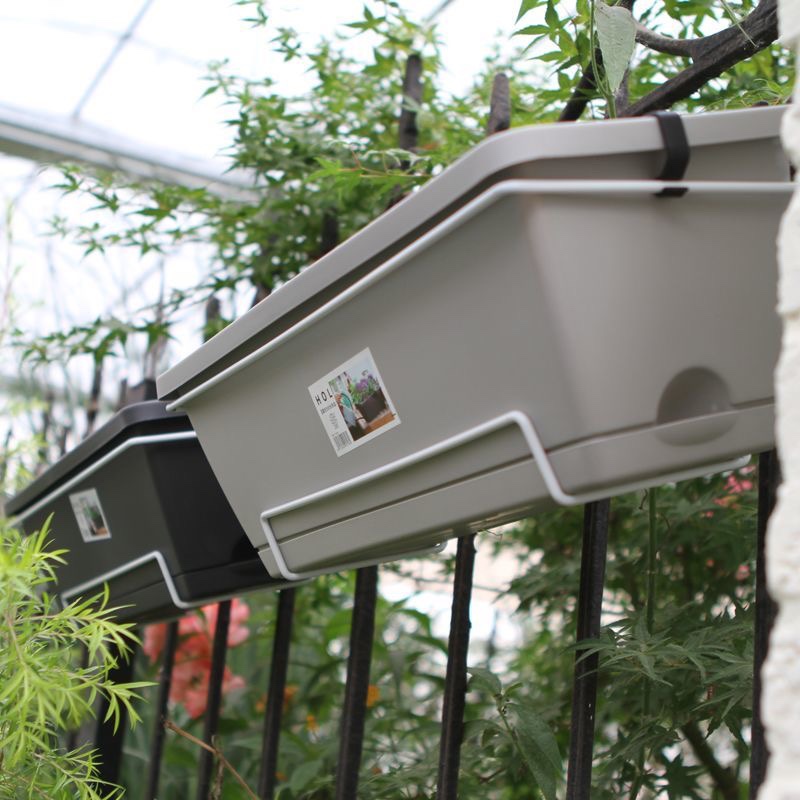 霍伦种菜盆长条花盆阳台挂架室内外悬挂长方形家庭加厚多肉种植箱