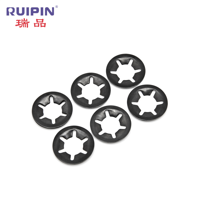 65锰钢轴承夹C型扣环梅花C型扣环 梅花垫圈梅花垫片正边M2.5*8M