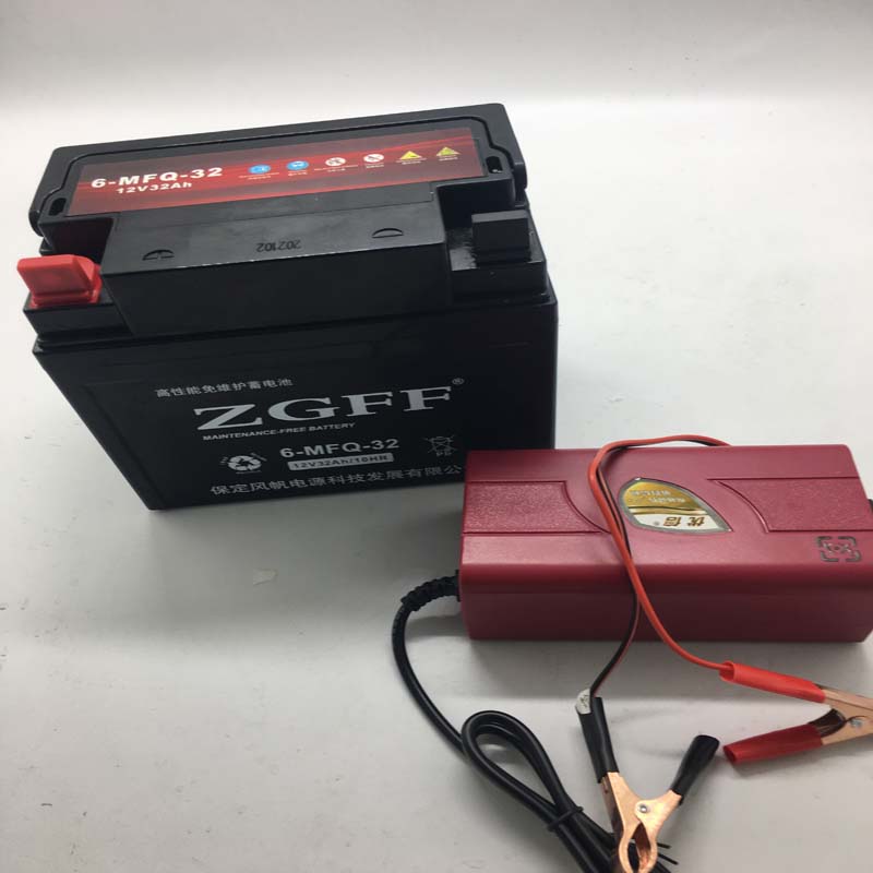 12v14A32A36A加油三轮车摩托车电瓶微耕机蓄电池免维护电池