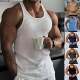 Men Gym top Shirt Tank Tops clothes Vest singlet For Mens