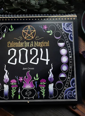 2024年黑色魔法日历Cale