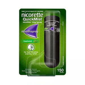 强生力克雷Nicorette戒烟药喷雾便携口吸神器尼古丁替代进口正品