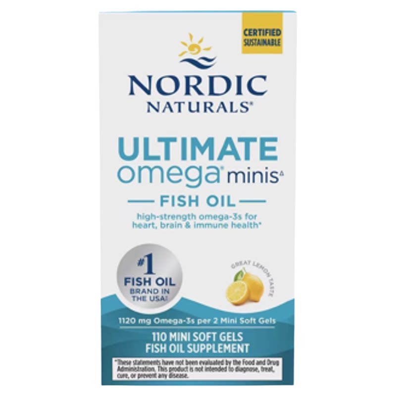 NordicNaturals挪威小鱼dha深海鱼油Omega3成人rTG高纯度epa胶囊