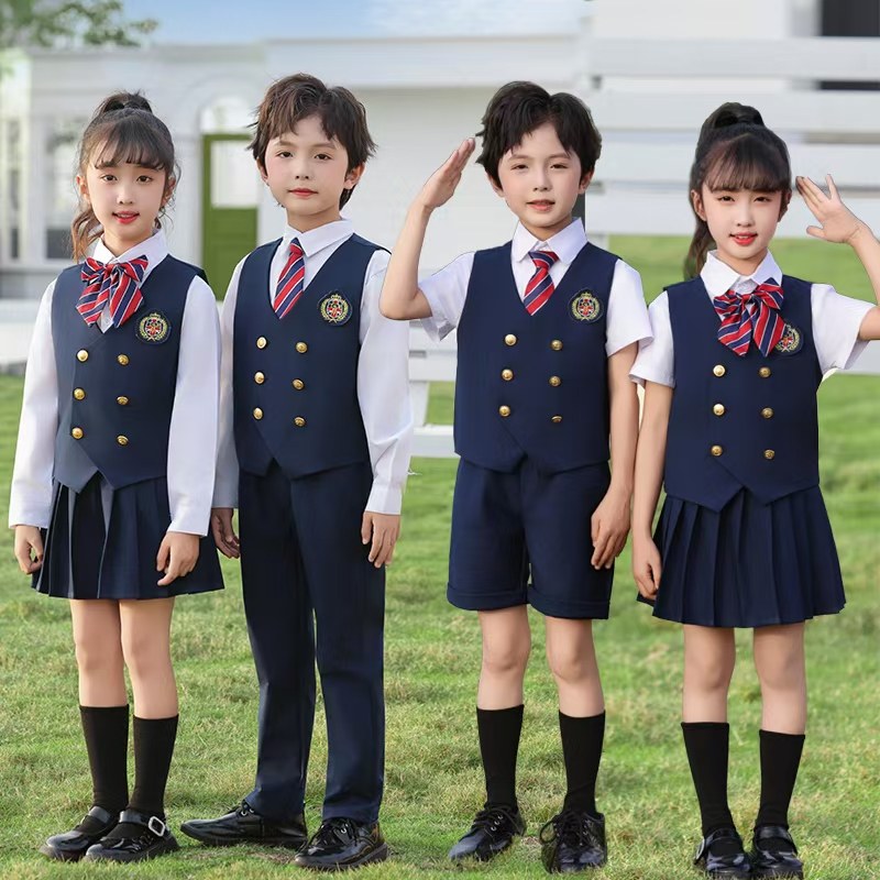 小学生大合唱演出服儿童毕业礼服