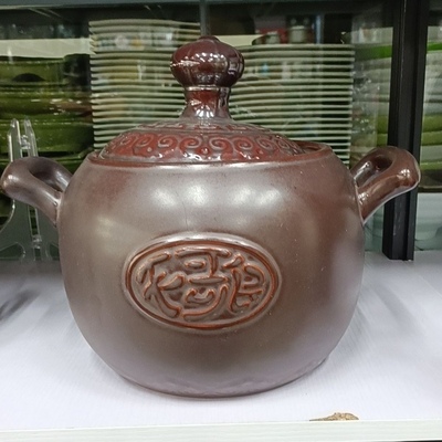 天戈陶瓷砂锅煲粥炖汤家用大容量炖锅陶瓷煤气灶专用干烧不裂3L