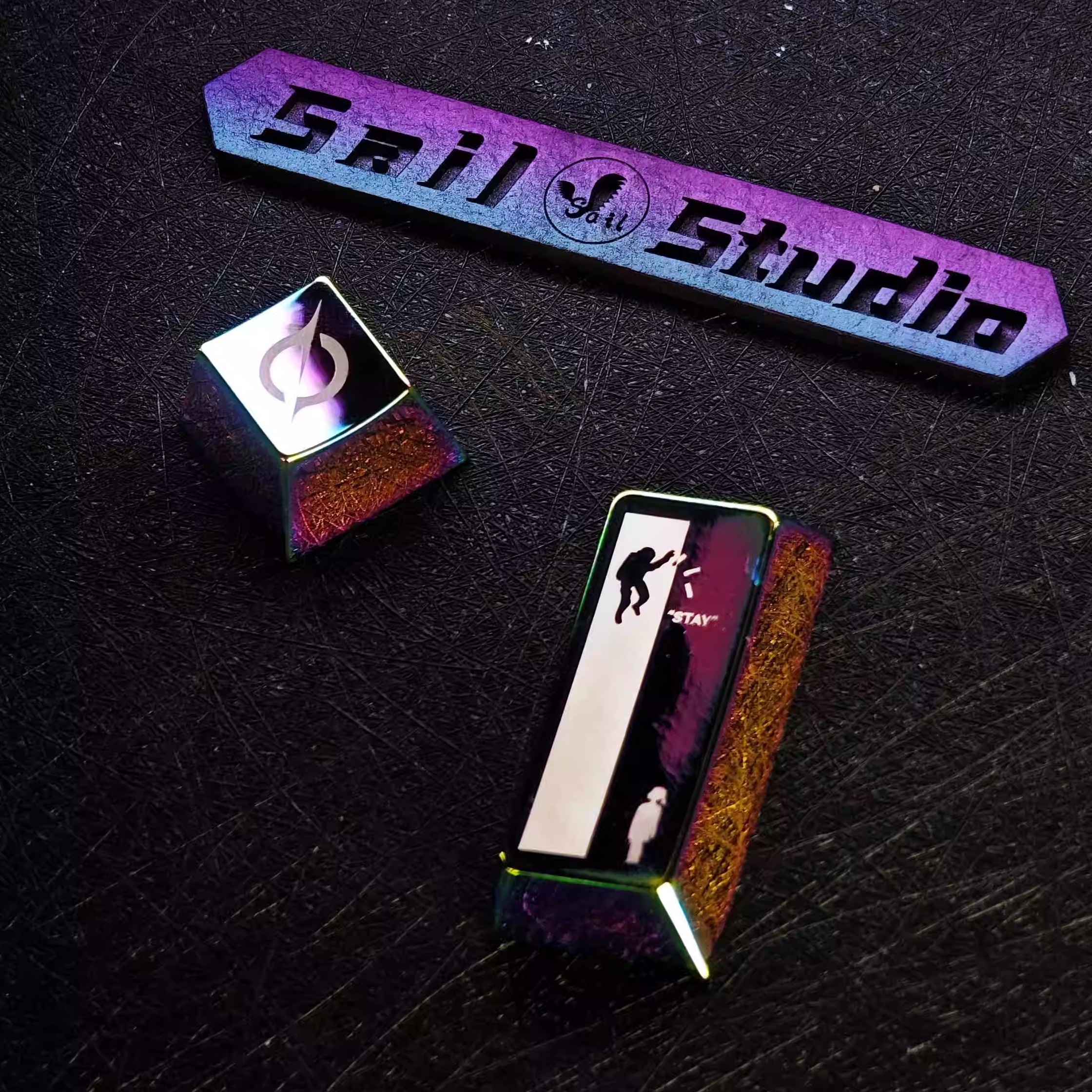 原创个性金属键帽星际穿越艺术创意电镀ESC回车增补礼物外设键帽