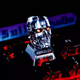 终结者周边原创个性 键帽T800创意艺术礼物外设透光机械键盘帽