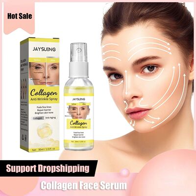 Spray Hidratante Facial De Colágeno, Refirmante, Levantamen