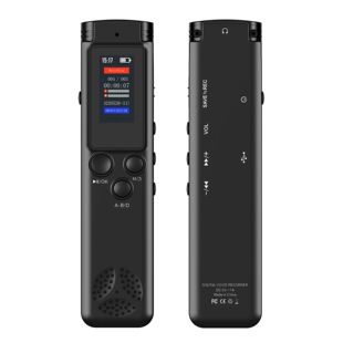 Grava??o K96 Gravador ativado por digital 64GB voz