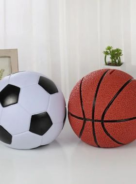 Cofrinho de futebol de basquete infantil, Vinil Cartoon Pigg