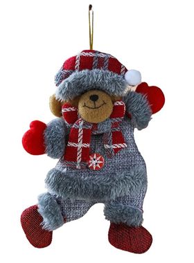 Merry Christmas Plush Boneca Enfeites, Papai Noel, Boneco de