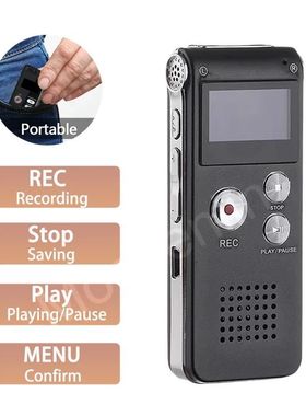 espi? escondido Gravador Ativado por Voz Digital com Reprodu