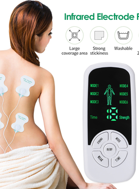 Elétrica Cervical Spine Massageador, EMS Estimulador Muscul