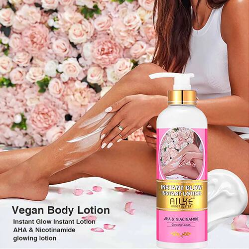 AILKE Women Skin Glowing Body Lotion, Moisturizing, Brighten