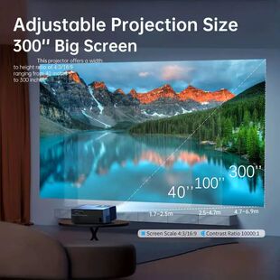 Proyector portátil inalámbrico para teléfono móvil, pant