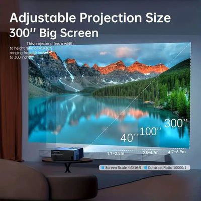 Proyector portátil inalámbrico para teléfono móvil, pant