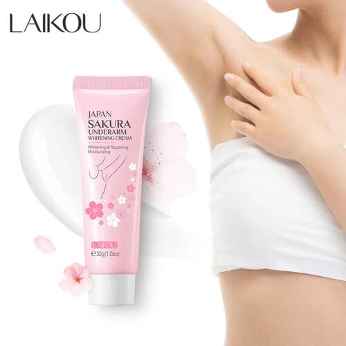 Laikou Sakura Underarm Cream Knee Buttocks Dark Skin  Improv