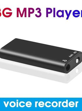 Profissional Mini Voz Digital Audio Gravador de Voz, MP3 Pla