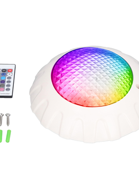 Luces LED para piscina con control remoto, lámpara colorida
