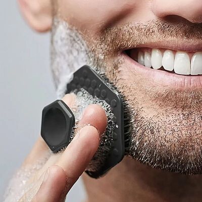 Men's Silicone Facial Cleansing Brush - Gentle Exfoliation M