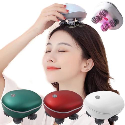 Ferramenta de massageador de cabe?a elétrica do couro cabel