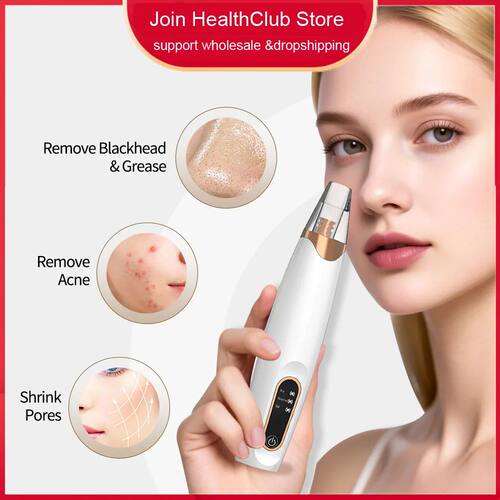 Electric Blackhead Remover Rechargeable Vacuum Pore Deep Cle