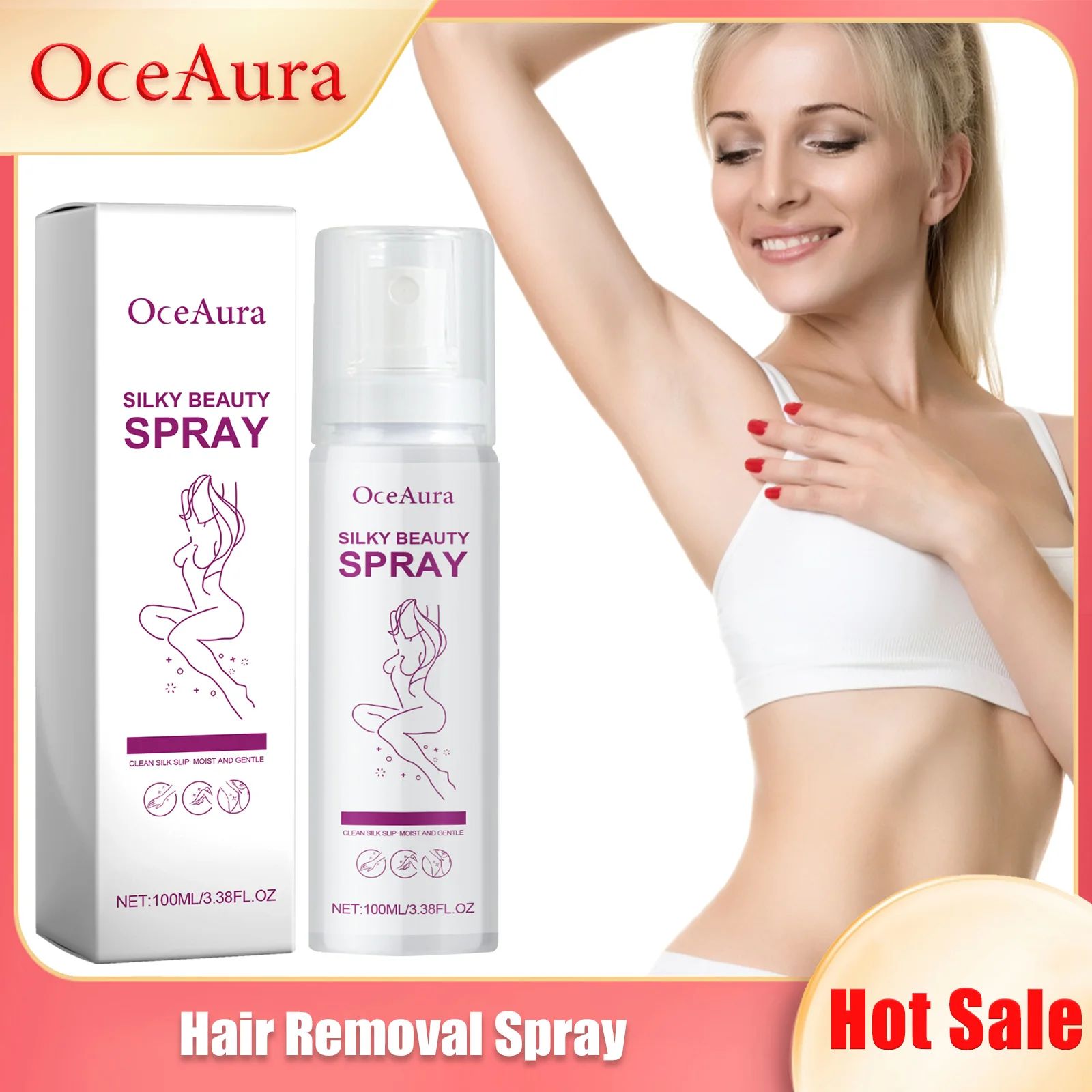 Permanent Hair Removal Spray Painless Armpit Leg Arm Delays