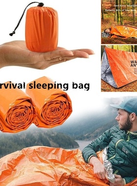 Outdoor  Life Bivy Emergency Sleeping Bag Thermal Keep Warm