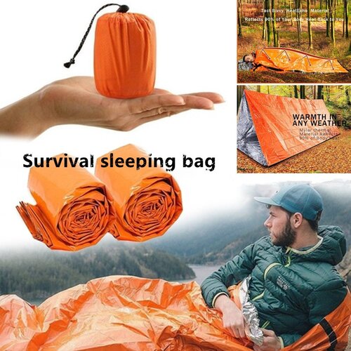 Outdoor  Life Bivy Emergency Sleeping Bag Thermal Keep Warm
