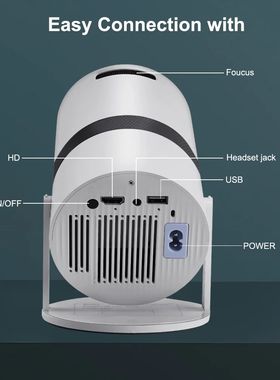 Mini proyector HY310W, 5G, WIFI, BT5.1, Android, 4K, pelícu