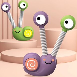 Tubo Pop telescópico de descompresión de caracol, juguetes