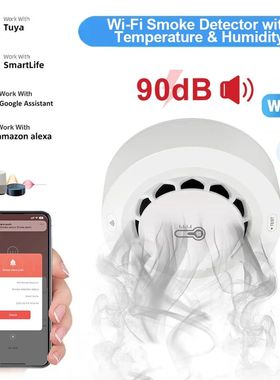 Detector de fumo fotoelétrico com bot?o do teste e sinal da