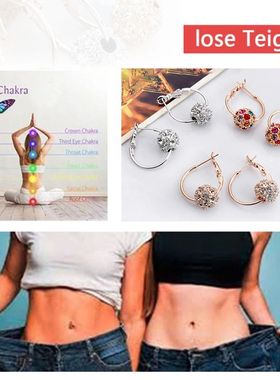 Pendientes de terapia magnética para adelgazar, pulseras, a