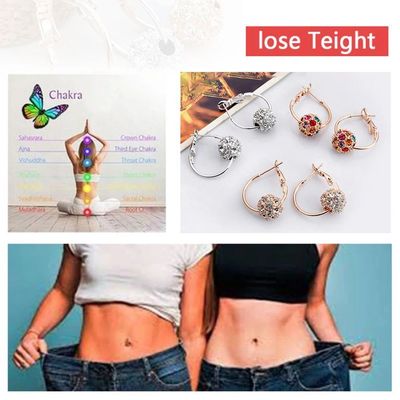 Pendientes de terapia magnética para adelgazar, pulseras, a