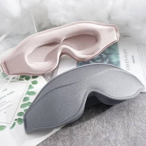 Estereoscópico sono Eye Mask, apag?o, dupla face, Lycra, re