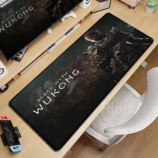 Mouse Acessório Preto Wukong Grande Mats Tamanho Mito Pad