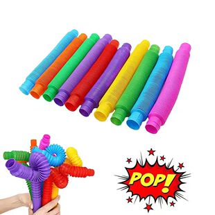Tubo telescópico de plástico Flexible para ni?os, conducto