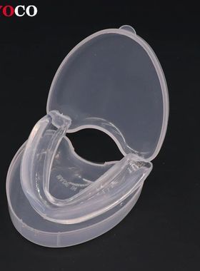 COYOCO-Protector bucal de silicona para dientes deportivos,