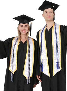 Bata de graduación universitaria para adultos, uniforme esc