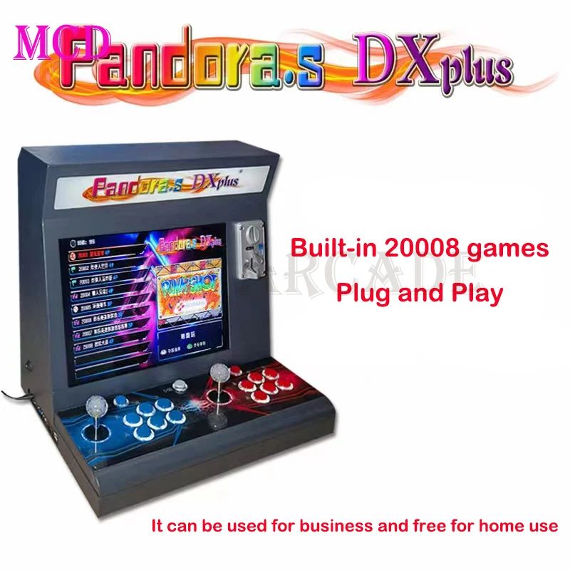 Gabinete operado por monedas, máquina de juego completa con