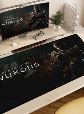 Mito Preto Wukong PC Gaming Mouse Pad, Gamer Esportivo Eletr