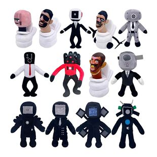 Skibidi Toilet juguetes de peluche de personajes de juego de