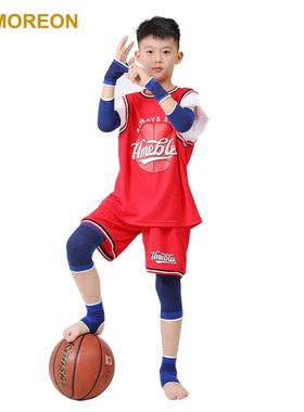 GOMOREON-Kids Cotovelo e Joelho Brace, Suporte de Pulso e To